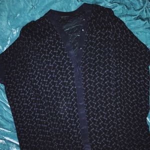 AllSaints Black Lace Dress